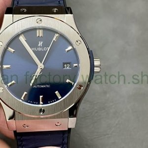 WWF Factory Hublot Classic Fusion Blue 542.NX.7170.LR 42mm Titanium Silicon Strap Blue Dial 6 ce00ef4f 5878 431f 87c4 50d49779f380 Clean Factory Watch