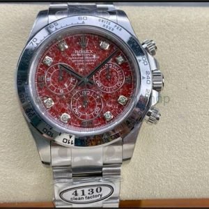 Clean Factory Rolex Daytona 116509G 40MM Full White Gold Diamond Red Dial 24 f147e60d c97f 4729 9537 6a17cf1a90fc Clean Factory Watch