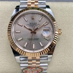Clean Factory Rolex Datejust 126231 36MM Half Rose Gold Pink Dial Jubilee 6 f3dd41e0 8f5b 4d95 aa68 308f3915c117 2 Clean Factory Watch