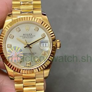 A+ Factory Rolex Datejust 278278-0034 31mm Full Yellow Gold Diamond Mop Silver Dial 10 f9a60b56 0d41 43ab beb3 609c41523f6e Clean Factory Watch