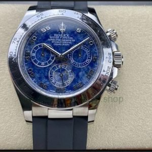 Clean Factory Rolex Daytona 116519 40mm White Gold Rubber Strap Arab Number Blue Dial 18 f9c73977 778f 4a6d 8c72 374093128f11 Clean Factory Watch