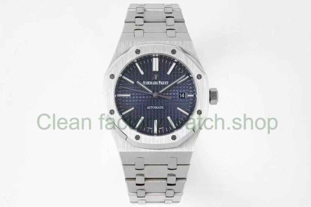 Copy ZF Factory Audemars Piguet Royal Oak 15400 41mm Full Steel Dark Blue Dial 1 11a79a64 082c 43d2 870b 29f78efa0104 Clean Factory Watch