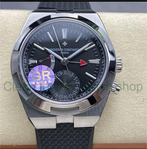 GR Factory Vacheron Constantin Overseas Dual Time 7900V-110A-B546 41mm Steel Rubber Strap Black Dial 1 12b9351d e5f0 4594 b1f0 c087200a32c6 Clean Factory Watch