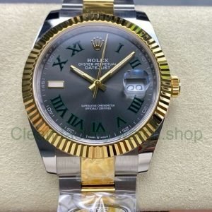ARF Factory “Counterweight” Rolex Datejust 41 126333-0019 41mm Half Yellow Gold Roman Numerals Grey Dial 2 ARF Factory “Counterweight” Rolex Datejust 41 126333-0019 41mm Half Yellow Gold Roman Numerals Grey Dial