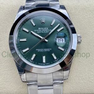 VS Factory Rolex Datejust 126300-0019 41mm Smooth Bezel Full 904L Mint Green Dial 2 1a00afd4 ec30 4c84 b2a7 93082f7be3f7 Clean Factory Watch