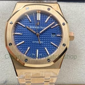 ZF Factory Audemars Piguet Royal Oak Selfwinding 15400OR.OO.1220OR.03 41mm Full Rose Gold Blue Dial