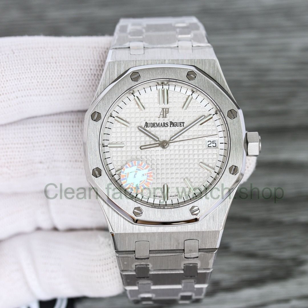 Copy ZF Factory Audemars Piguet Royal Oak 15500 41mm Full Steel White Dial 1 36e2c333 0b3b 4949 a4c9 b9ed1c7c590f Clean Factory Watch