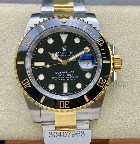 ZQ Factory Rolex Submariner Date 116613LN 40mm Half Gold Black Dial 1 3fcde22a f143 4f03 83d3 f959da26c0be Clean Factory Watch