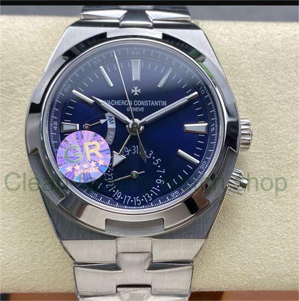 GR Factory Vacheron Constantin Overseas Dual Time 7900V-110A-B334 41mm Full Steel Blue Dial 1 44085c4c 54ed 40f0 9167 8c1300f21ed3 Clean Factory Watch