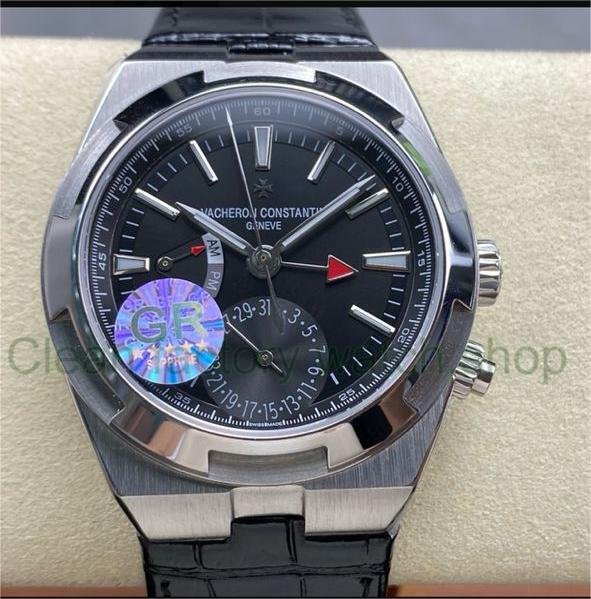 GR Factory Vacheron Constantin Overseas Dual Time 7900V-110A-B546 41mm Steel Leather Strap Black Dial 1 49f6e009 85cd 48c5 8fe5 c2e04ba41a90 Clean Factory Watch