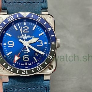 BRF Factory Bell & Ross BR 03 BR0393-BLU-ST/SCA 42mm Steel Calf Skin Strap Blue Dial 4 4fc41a8c f9b0 40c0 9024 16711c844501 Clean Factory Watch
