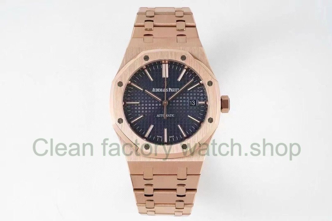Copy ZF Factory Audemars Piguet Royal Oak 15400 41mm Full Rose Gold Dark Blue Dial 1 5d8ebf31 5df3 4eb8 bc4d 02c5038f1c16 Clean Factory Watch