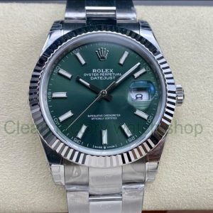 VS Factory Rolex Datejust 126334-0027 41mm Full 904L Mint Green Dial 22 5e941f6f 4ab8 4d89 a941 b14ddd5bc131 Clean Factory Watch