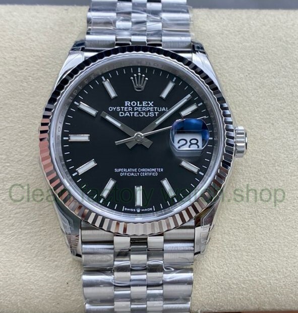 VS Factory Rolex Datejust 126234-0015 36mm Full 904L Black Dial Jubilee 1 6e931a13 c936 4d48 8588 c67f36e24956 Clean Factory Watch