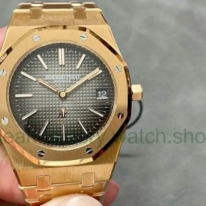 ZF Factory Audemars Piguet Royal Oak Jumbo 16202OR.OO.1240OR.02(Royal Oak Extra Thin) 39mm Full Rose Gold Black Dial 24 715c6bcf d95a 401c 9257 4c07550698fc Clean Factory Watch