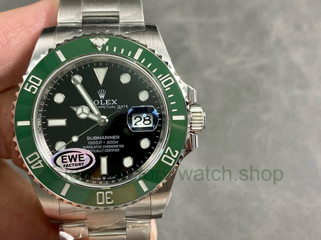 EWE Factory Rolex Starbucks Submariner Date 126610LV 41mm Full 904L Black Dial 1 80feba92 8eea 4e40 ac3b 7908628c6398 Clean Factory Watch