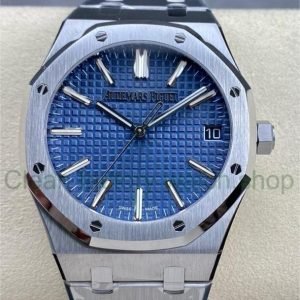 ZF Factory Audemars Piguet Royal Oak “50th Anniversary” 15510ST.OO.1320ST.01 41mm Full Steel Blue Dial 2 8d82c2f1 a6e0 4cd1 9517 aee25b1946b8 Clean Factory Watch
