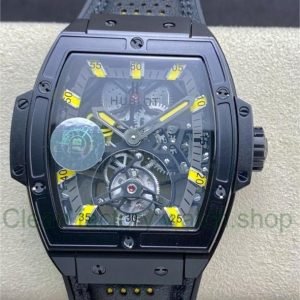 JB Factory Tourbillon Hublot Masterpiece MP-06 Senna 906.ND.0129.VR.AES12 48mm Titanium Rubber Strap Skeleton Dial 24 WhatsApp Image 2024 10 28 at 9.05.32 PM Clean Factory Watch
