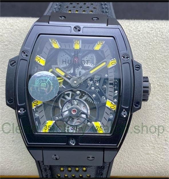 JB Factory Tourbillon Hublot Masterpiece MP-06 Senna 906.ND.0129.VR.AES12 48mm Titanium Rubber Strap Skeleton Dial 1 WhatsApp Image 2024 10 28 at 9.05.32 PM Clean Factory Watch