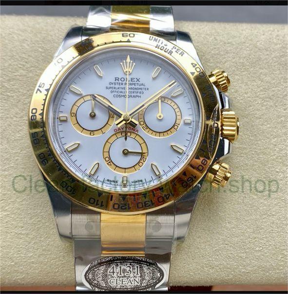 Clean Factory Rolex Daytona 126503-0001 40mm Half Yellow Gold White Dial 1 ae7c2c36 902d 4b31 908c 9f4373595caf Clean Factory Watch