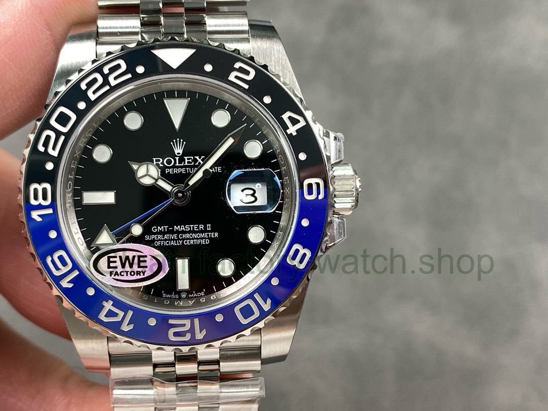 EWE Factory Rolex Batgirl GMT-MASTER II 126710BLNR-0002 40mm Full 904L Black Dial Jubilee 1 ba24058d bab9 4792 bdea 767d5e35fe62 Clean Factory Watch