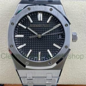 ZF Factory Audemars Piguet Royal Oak “50th Anniversary” 15510st.oo.1320st.02 41mm Full Steel Black Dial 4 c166dfe4 7be5 4c9f 82e4 e35139a60dc6 Clean Factory Watch