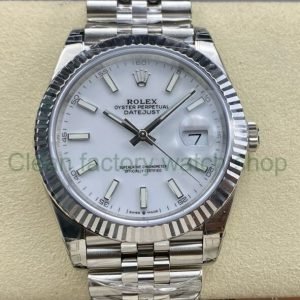 VS Factory Rolex Datejust 126334-0010 41mm Full 904L White Dial Jubilee 18 cb146017 842f 47ac 9245 27acaec40531 Clean Factory Watch