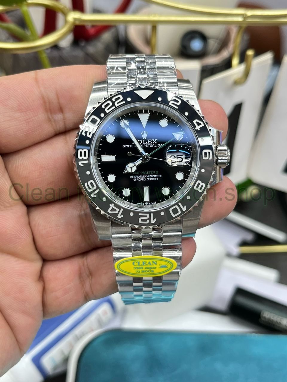 Copy Clean Factory Rolex Bruce Wayne GMT-Master II 126710GRNR-0003 40mm Full 904L Black Dial Jubilee 1 ce357c19 d53c 4e6e 9f85 8c8a1a22739b Clean Factory Watch