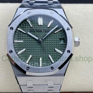 ZF Factory Audemars Piguet Royal Oak “50th Anniversary” 15510ST.OO.1320ST.04 41mm Full Steel Green Dial 8 d7a3997c aa65 4075 96ea f6fd231f4baf Clean Factory Watch