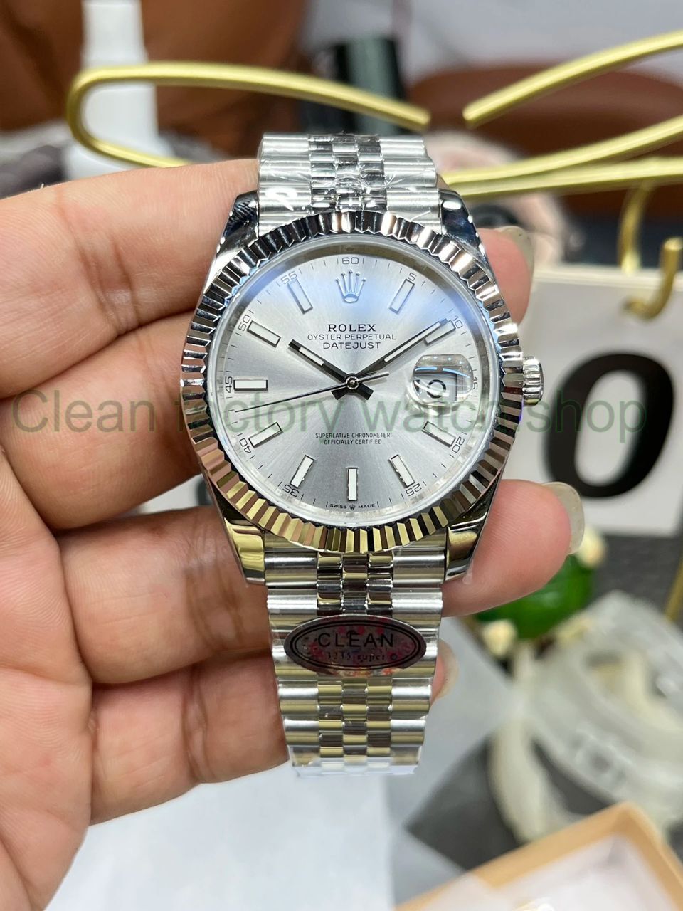 Copy Clean Factory Rolex Datejust 126334-0004 41mm White Gold&904L Silver Dial Jubilee 1 f3aeec2c 22d4 49ba 855e 12c66650b66b Clean Factory Watch