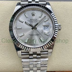 VS Factory Rolex Datejust 126334-0004 41mm Full 904L Silver Dial Jubilee 16 f846a498 a8aa 4815 9697 df76b7196283 Clean Factory Watch