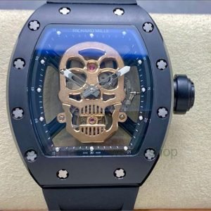 YS Factory Tourbillon Richard Mille Manual Winding RM52-01 44.3mm Black Ceramic Rubber Strap Skeletonized Dial 20 0ee99bf5 0ab2 4b06 a7e9 e999b28cc797 Clean Factory Watch