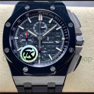 TK Factory Audemars Piguet Royal Oak Offshore Chronograph 26400AU.OO.A002CA.01 44mm Ceramic Rubber Strap Black Dial 10 644a23ab eaac 401f 9ff1 85b7c377dbb2 Clean Factory Watch