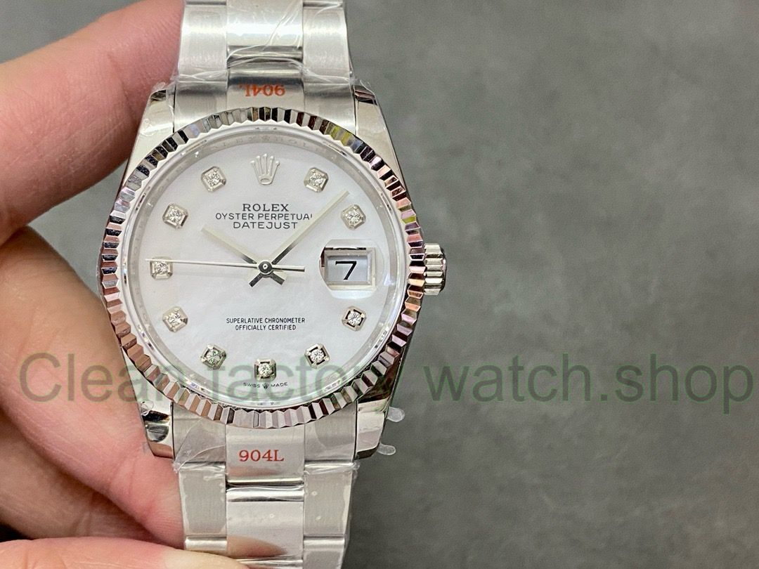 GM Factory Rolex Datejust 126234-0020 36mm Full 904L Diamond Mop Mother Of Pearl Dial 1 6f505356 e4aa 4b97 87f4 e9942ba161c5 Clean Factory Watch