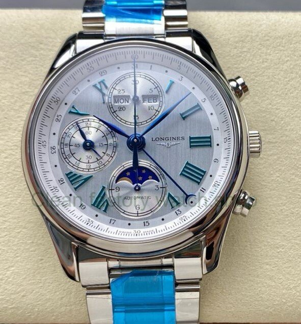 LGS Factory Longines Master Collection L2.673.4.71.6 (Moonphase) 40mm Full Steel Roman Numerals Silver Dial 1 da7ae594 0ab6 4f67 9452 e9baa9f9eecd Clean Factory Watch