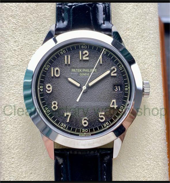 GR Factory Patek Philippe Calatrava 5226G-001 40mm White Gold Leather Strap Arabic Numerals Black Dial 1 de9471ad 7388 4055 b1cd efb01856dac6 Clean Factory Watch