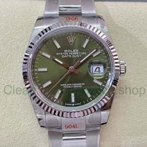 GM Factory Rolex Datejust 126234-0052 36mm Full 904L Green Dial 8 eabff7d2 4904 4dc2 a540 852928c6b9f5 Clean Factory Watch