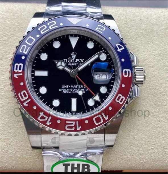 THB Factory Rolex Pepsi GMT-MASTER II 126710BLRO-0002 40MM Full 904L Black Dial 1 eca2ee01 4f84 488e a8df a68d77b13a80 Clean Factory Watch