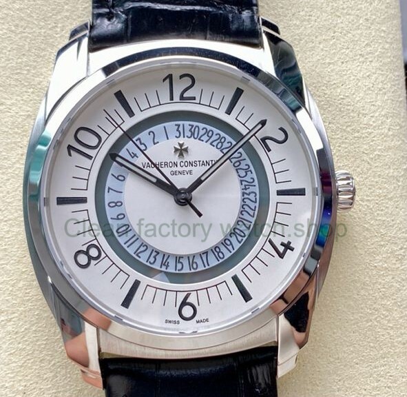 GR Factory Vacheron Constantin Quai de l'Ile 4500S/000A-B195 41mm Steel Black Leather Strap Arabic Numerals Silver Dial 1 118da828 49a5 4a73 881e b01fb16d54de Clean Factory Watch