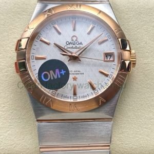 OM+ Factory Omega Constellation Men 123.20.38.21.02.008 38mm Rose Gold/Steel Silver Dial 24 2a75c83f d6d1 4ca0 a2b0 190d72e07658 Clean Factory Watch