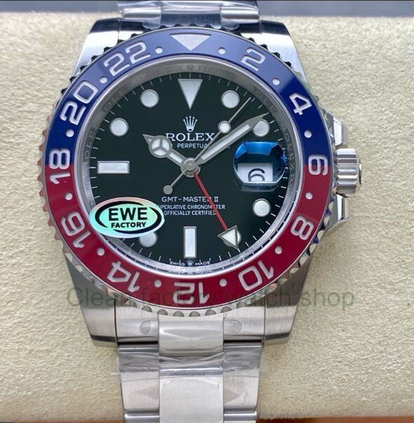 EWE Factory Rolex Pepsi GMT-MASTER II 126710BLRO-0002 40MM Full 904L Black Dial 1 30fca2e3 f184 4ff6 811e f6a68db0b30b Clean Factory Watch
