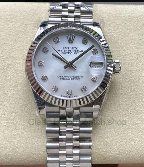 8+ Factory Rolex Datejust 278274-0006 31mm Full Steel Diamond Mother Of Pearl Dial Jubilee 1 4d819bad 9def 472f 9314 e8cfcbf18150 Clean Factory Watch