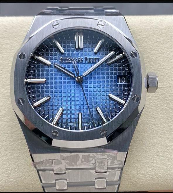 APW Factory Audemars Piguet Royal Oak 15510BC.OO.1320BC.02 41mm Full Steel Light Blue Dial 1 640208c9 f81f 4b0f 84dd da1ddd84b299 Clean Factory Watch