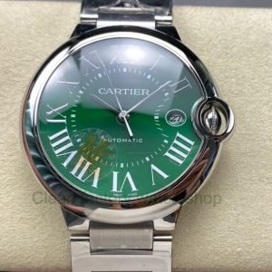AF Factory Cartier Ballon Bleu 42mm Full Steel Roman Numerals Green Dial 8 7740b5f1 3cb9 4bf8 ad0f 48bb1969fd7b Clean Factory Watch