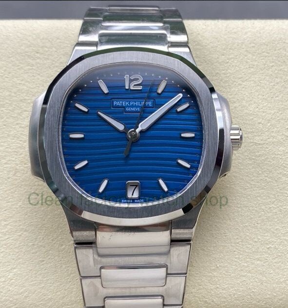 MS Factory Patek Philippe Nautilus 7118/1A-001 35.2mm Full Steel Blue Dial 1 78cdcf9d 6a27 4fde 81b4 2df84acf6d0f Clean Factory Watch