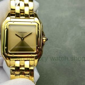 AF Factory Cartier Panthère 27mm Full Yellow Gold ,Gold Dial