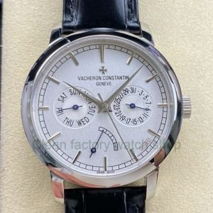 AI Factory Vacheron Constantin Traditionnelle 85290/000P-9947 39.5mm Steel Leather Strap White Dial 8 98f84f56 c573 439e ba69 90e6b87e52e8 Clean Factory Watch