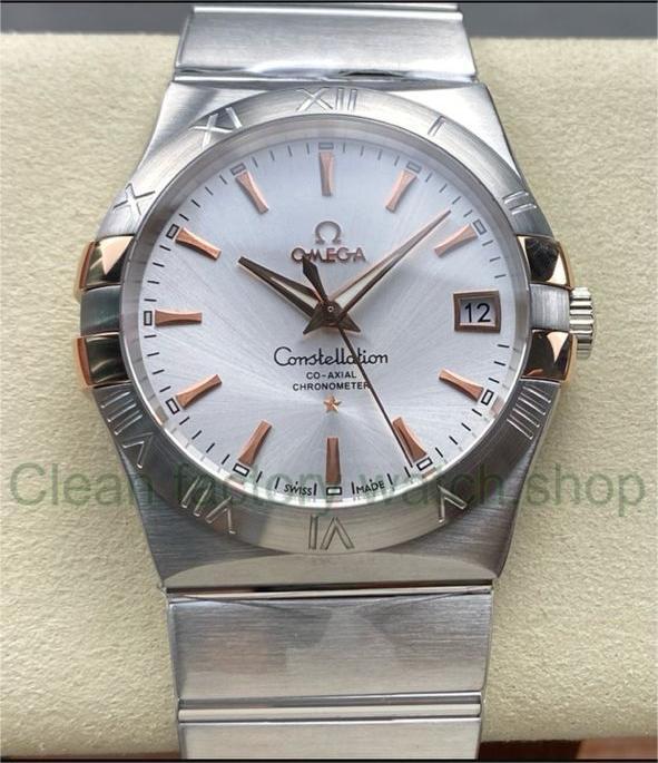 OM+ Factory Omega Constellation Men 123.20.38.21.02.004 38mm Full Steel Silver Dial 1 af0ebb26 1bbf 4638 8389 ddbc26c585cd Clean Factory Watch