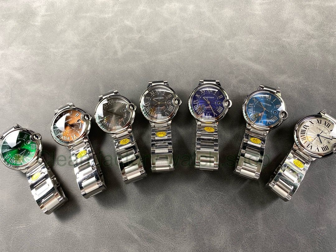 AF Factory Cartier Ballon Bleu WSBB0049 42mm Full Steel Roman Numerals Silver Dial 2 afbfd832 20a9 4881 9221 25e2ff997da1 2 Clean Factory Watch