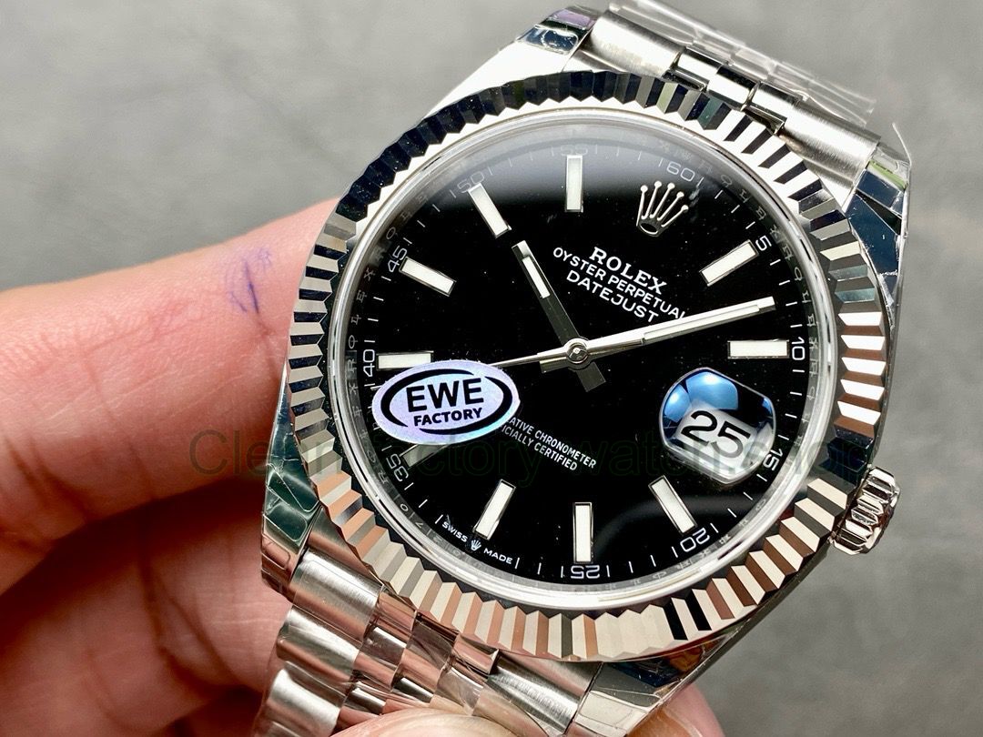 EWE Factory Rolex Datejust 126334-0018 41mm Full 904L Black Dial Jubilee 3 e5baa5ce b377 4200 bee6 d079be5b4909 Clean Factory Watch
